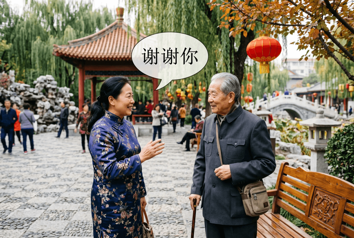2-dars:  谢谢你