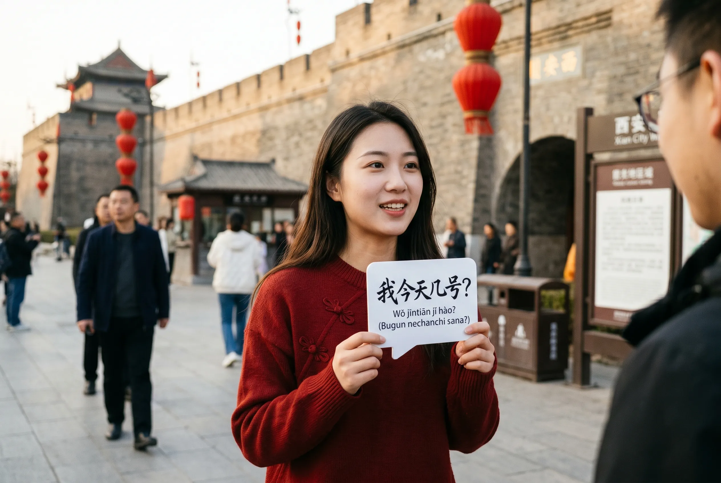 7-dars: 今天几号