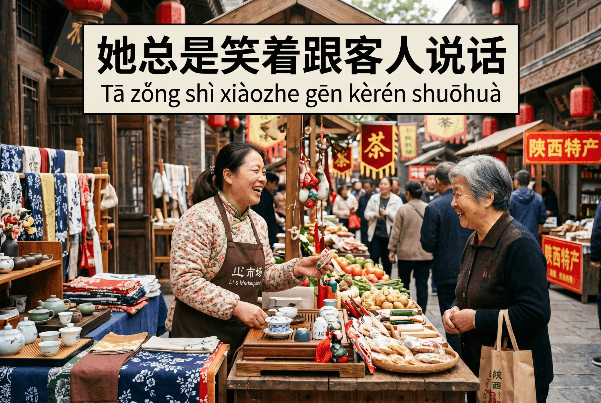 4-dars: 她总是...