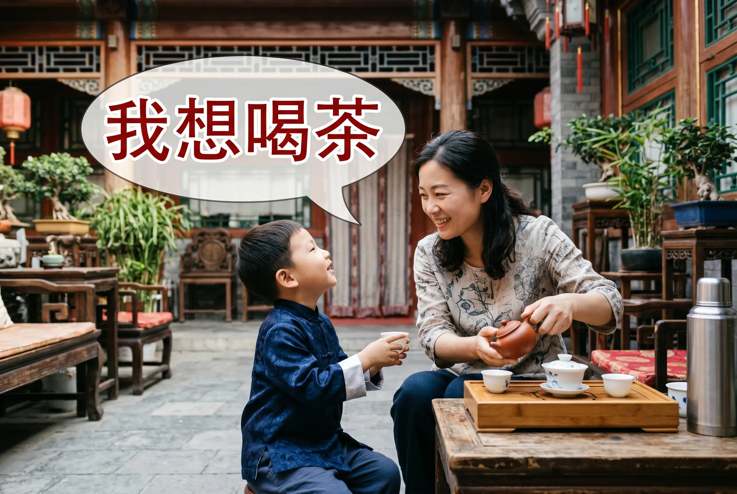 8-dars: 我想喝茶