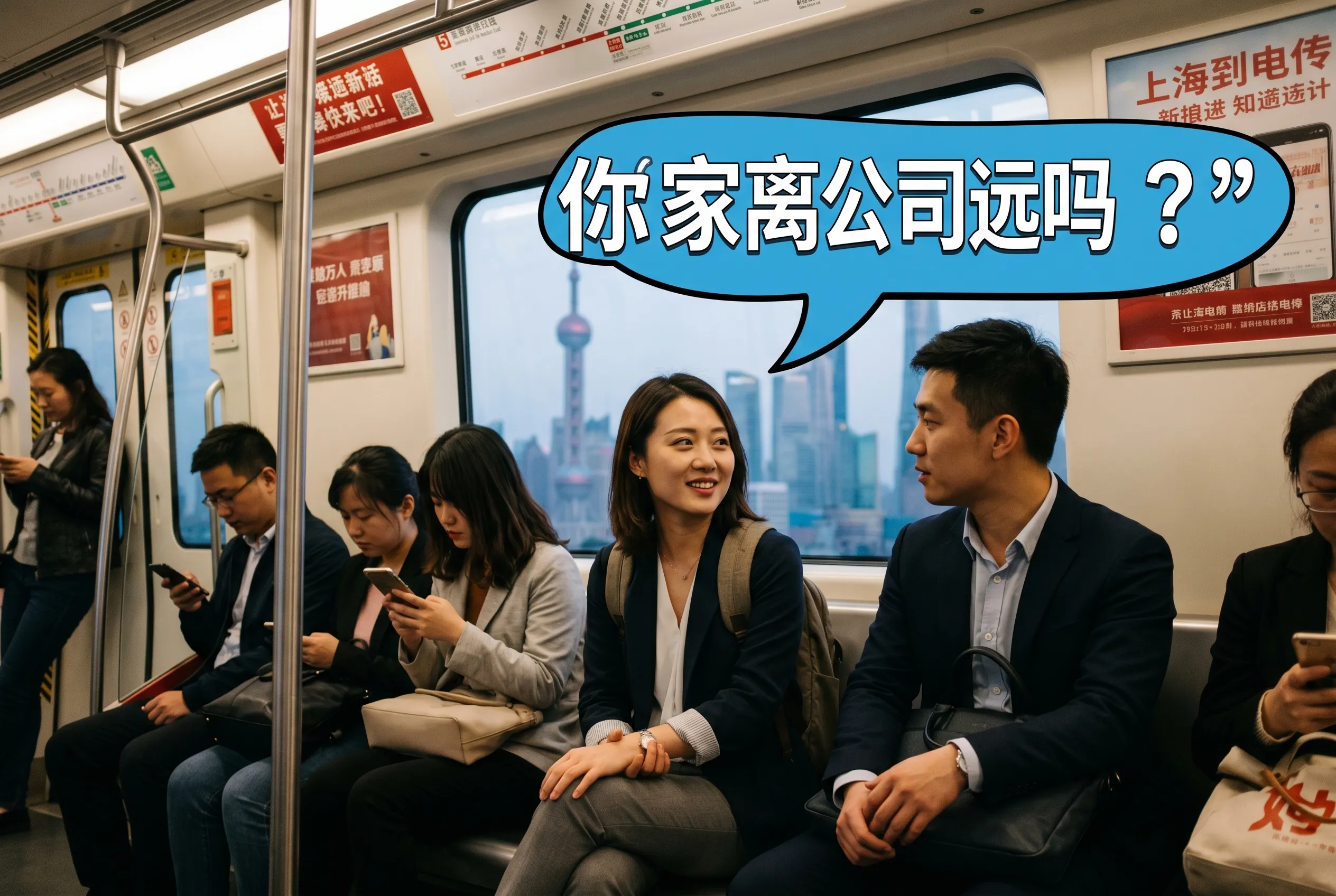 7-dars: 我家离...
