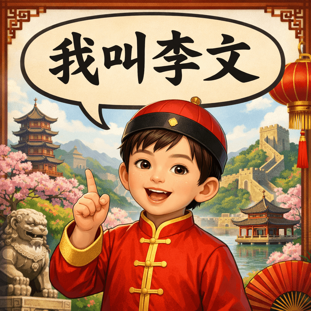 2-dars: 我叫李文